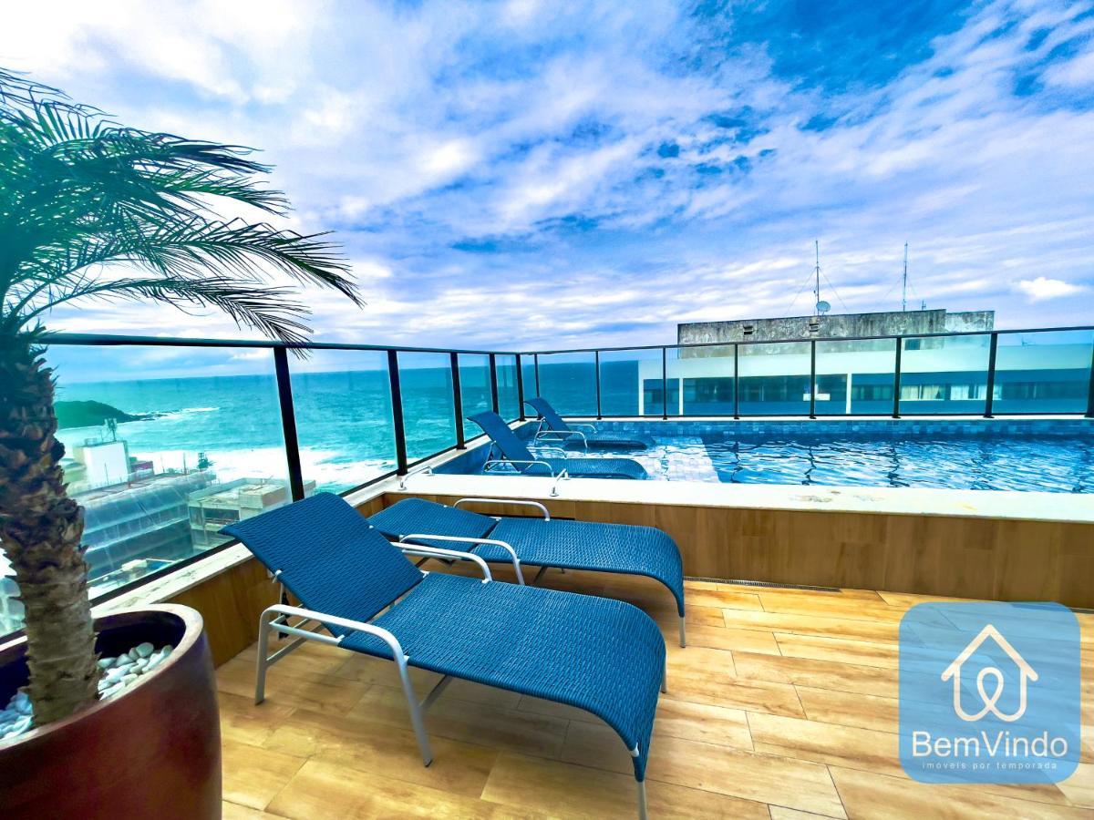 Apartamento Luxuoso Ao Lado Do Farol Da Barra Salvador Kültér fotó