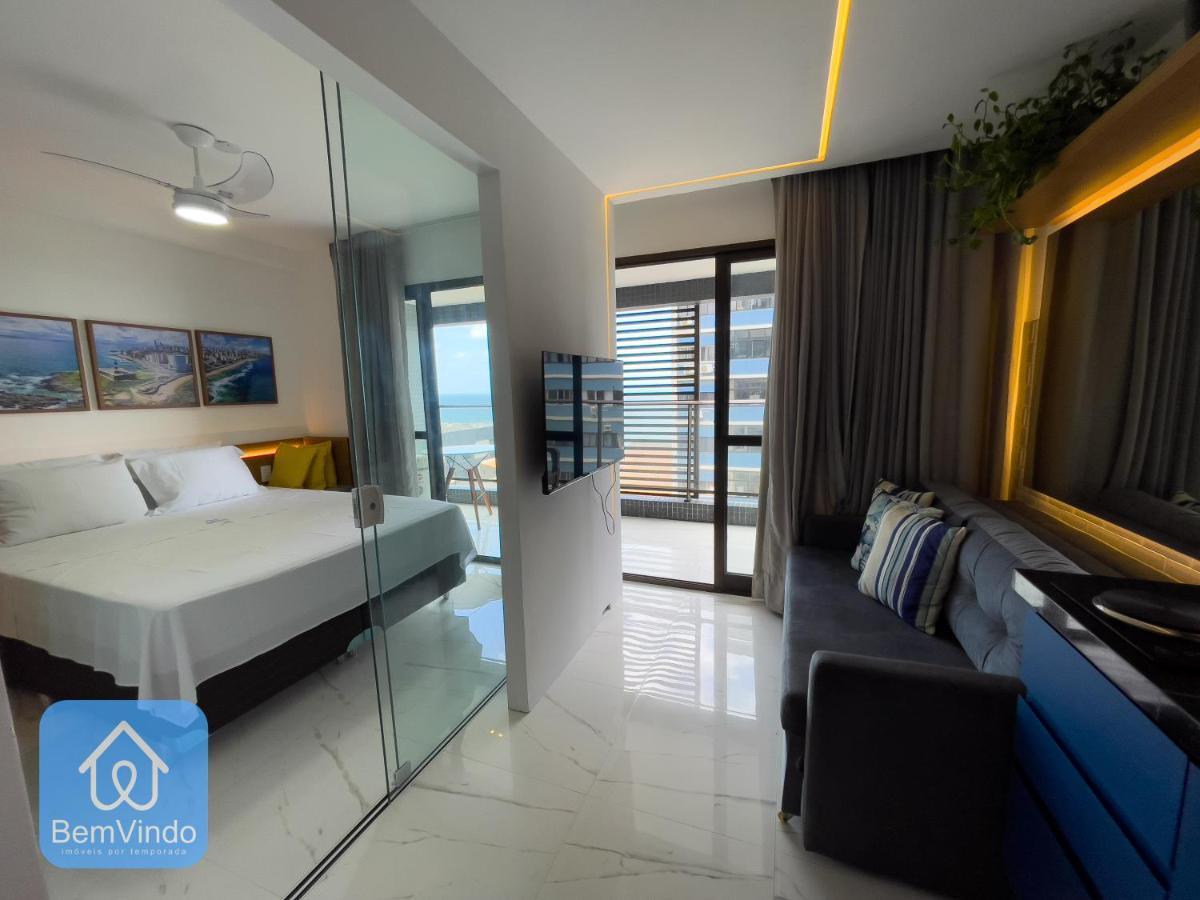 Apartamento Luxuoso Ao Lado Do Farol Da Barra Salvador Kültér fotó