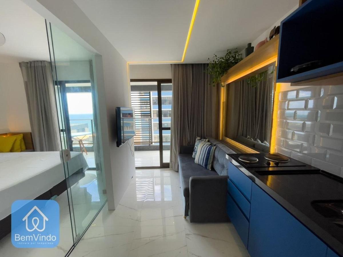 Apartamento Luxuoso Ao Lado Do Farol Da Barra Salvador Kültér fotó